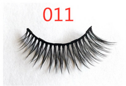 A Pair Of False Eyelashes With Magnets