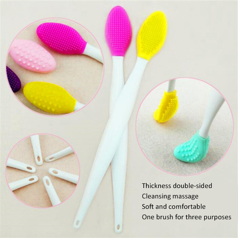 Manual silicone multi-effect blackhead nose brush