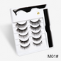 A Pair Of False Eyelashes With Magnets