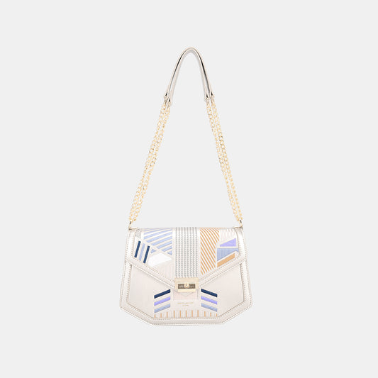 David Jones Geometric Print Crossbody Bag