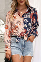 Floral Button Up Long Sleeve Shirt